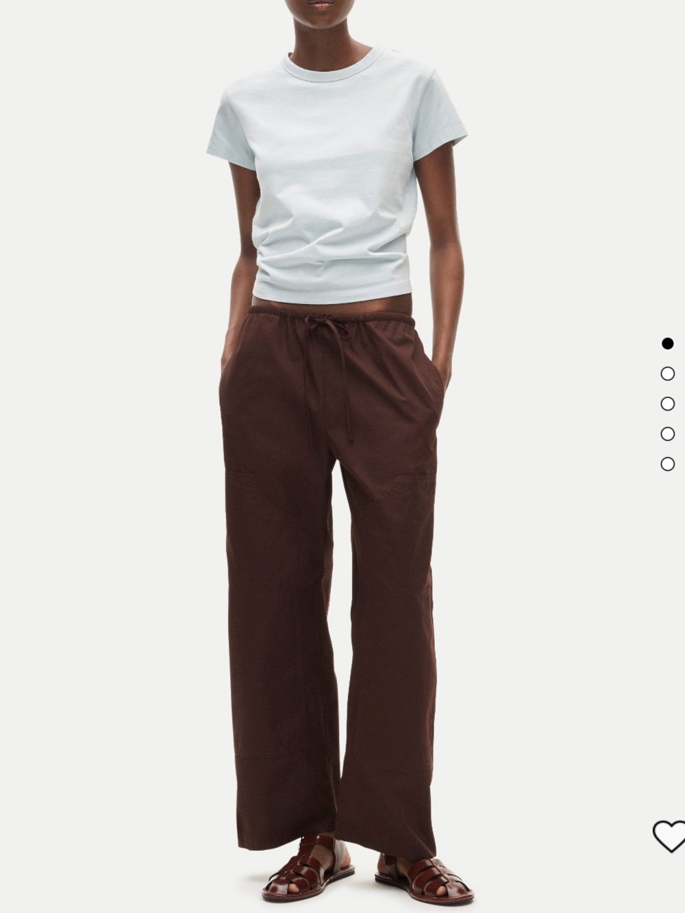 J. Crew Luna Pants in Smoked Walnut